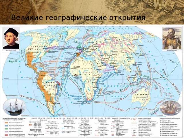 Великие географические открытия 5 класс география презентация