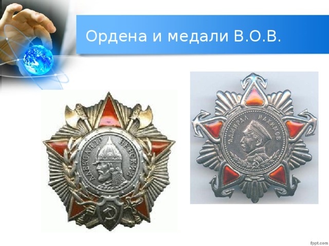 Ордена и медали В.О.В.