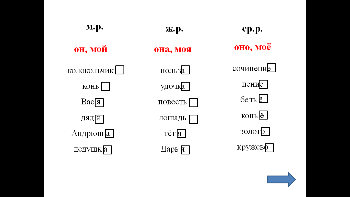 Карточки существительное 6 класс