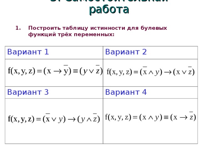 Варианты переменных. Функция трех переменных. Булевы функции трех переменных. Булева функция 3 переменных. Функции от 3 переменных.