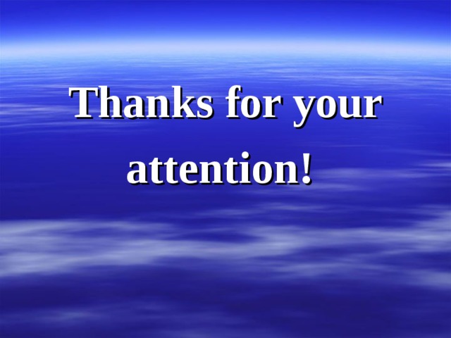 Thanks for your attention!