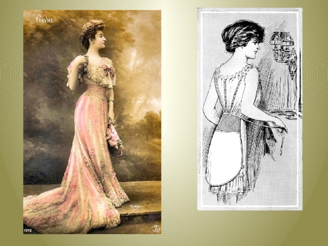 Огюст Толмуш. Дама в голубом платье, 1870-е   Турнюр, из пышного и огромного, уменьшался на протяжении всех 1870-х гг и, к концу десятилетия, практически, сошел на нет.