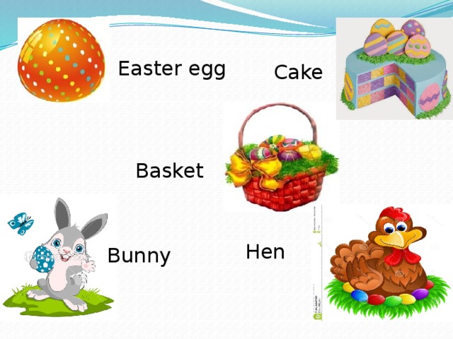 Easter egg Cake Basket Hen Bunny