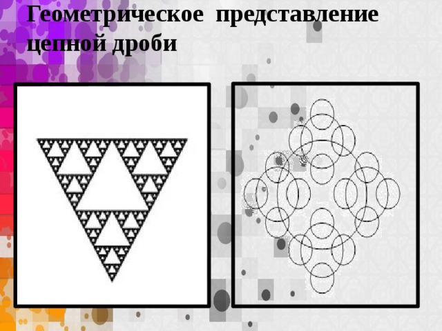 Геометрическое представление цепной дроби