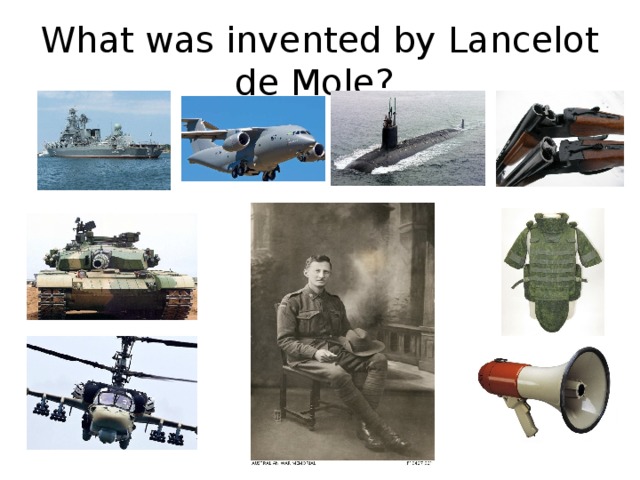 What was invented by Lancelot de Mole?