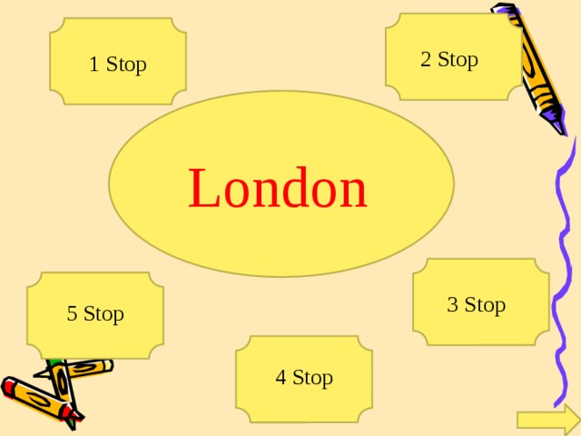 2 Stop  1 Stop  London  3 Stop  5 Stop  4 Stop