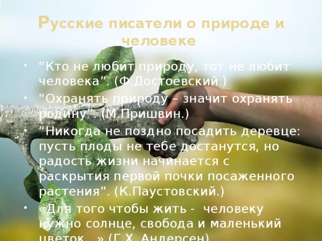 Экология души презентация