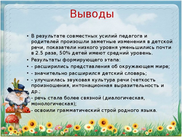 Выводы