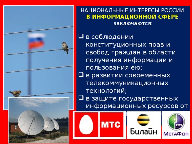 Национальные интересы презентация