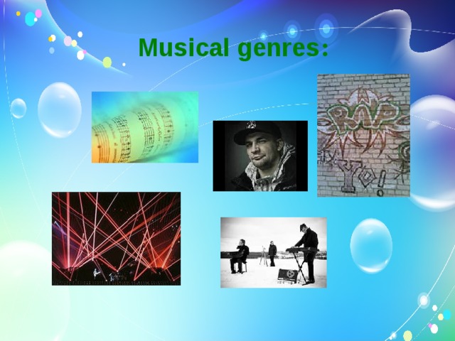 Musical genres :