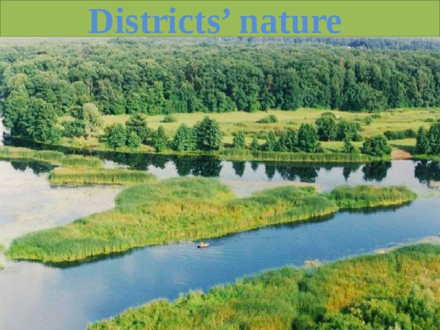 Districts’ nature