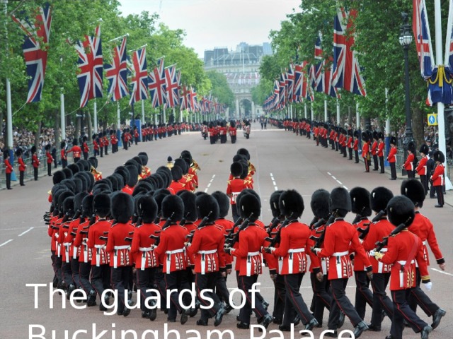 The guards of Buckingham Palace