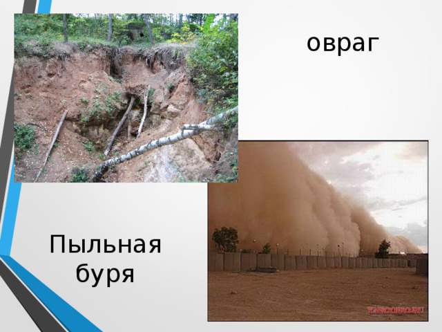 овраг Пыльная буря