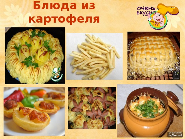 Блюда из картофеля