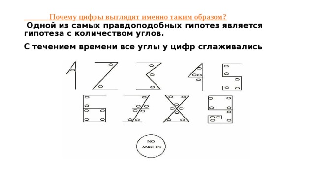 Зачем цифры