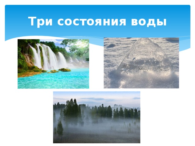 Три состояния воды