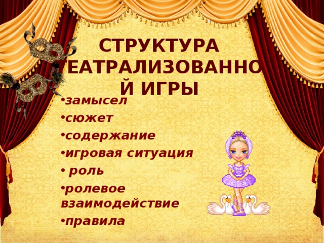 Структура театрализованной игры