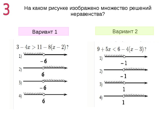 На каком рисунке изображено множество решений неравенства x меньше 9 8 х меньше 0