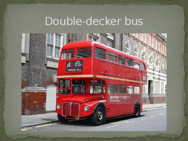 Double-decker bus