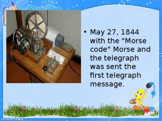 May 27, 1844 with the 