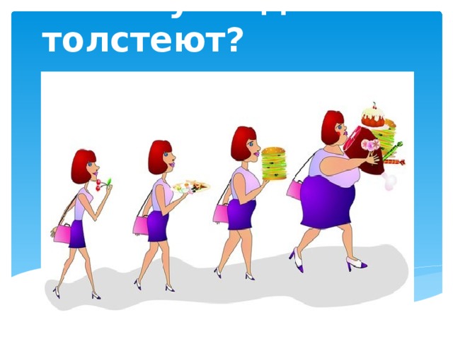 Почему люди толстеют?