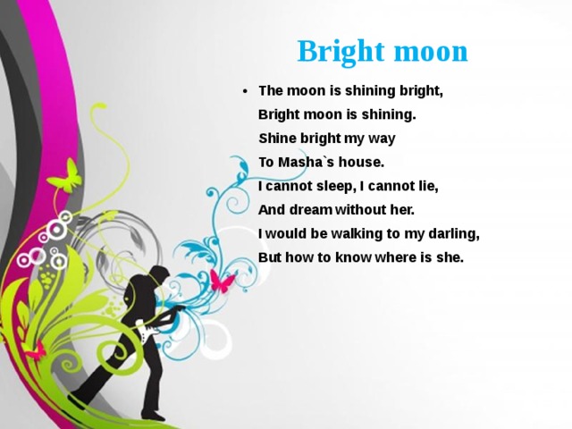 Bright moon