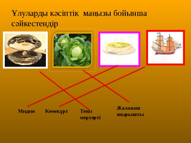 Ұлуларды кәсіптік маңызы бойынша сәйкестендір Жалаңаш шырышты Теңіз Кемеқұрт Мидия меруерті