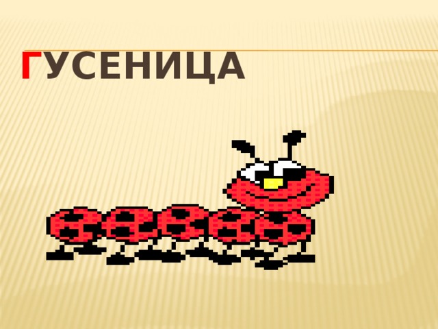 г усеница