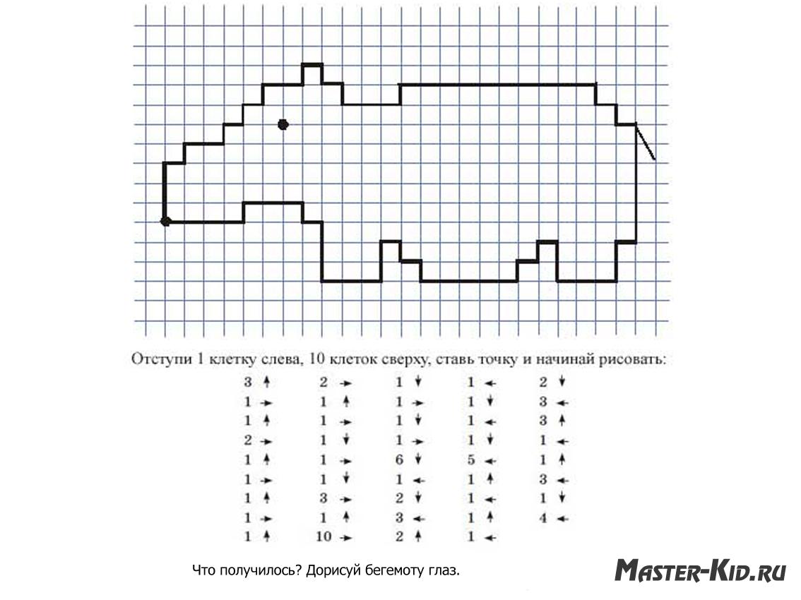 Графический рисунок 1 класс по математике