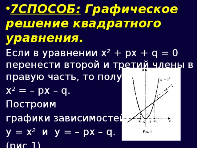 Решите графически систему уравнений у 7 х. В уравнении х2 РХ 35 0.
