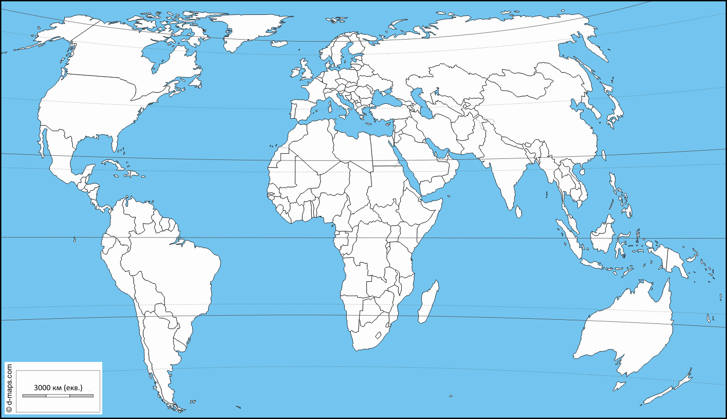 Карта мира контурная карта фото