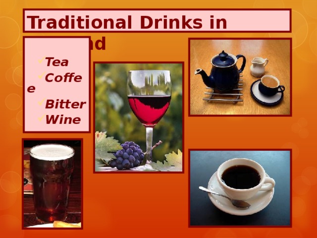 Traditional Drinks in England