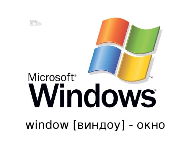 window [виндоу] - окно