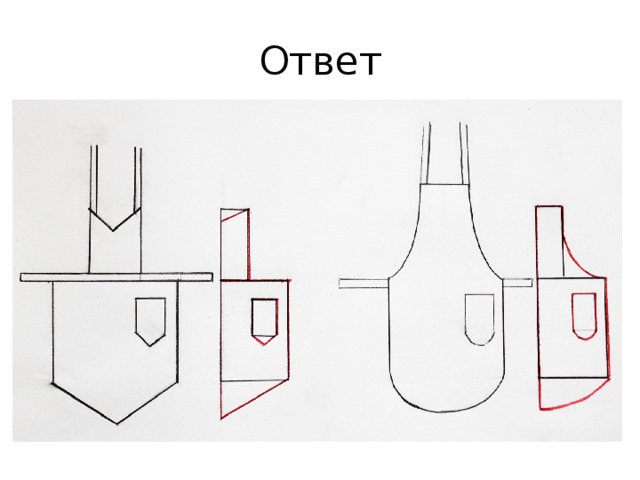 Эскиз фартука 6 класс