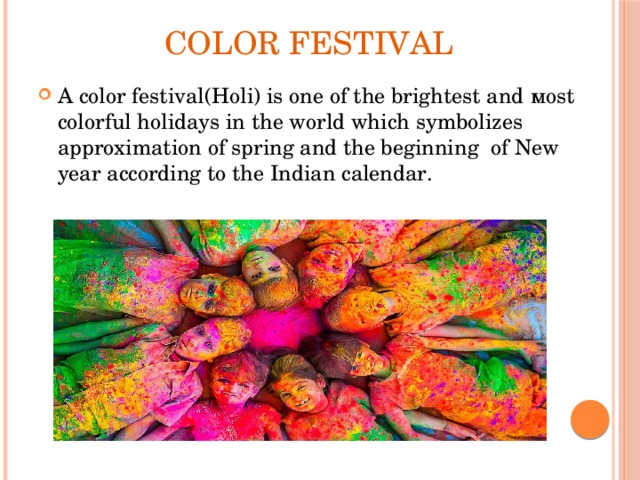 color festival