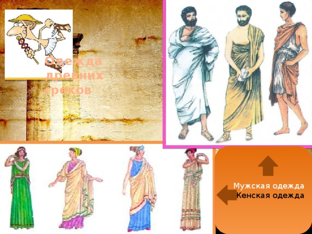 Одежда древних греков Мужская одежда Женская одежда