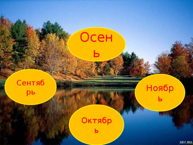 Осень Сентябрь Ноябрь Октябрь