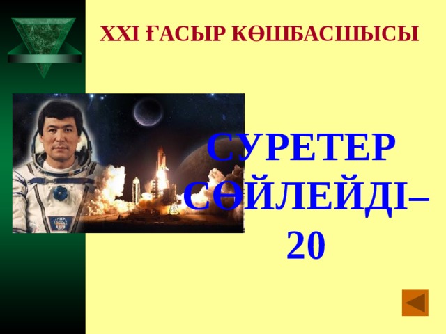 XXI ҒАСЫР КӨШБАСШЫСЫ СУРЕТЕР СӨЙЛЕЙДІ– 20