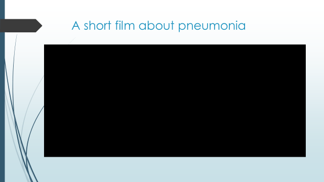 Рассказ о пневмонии на английском