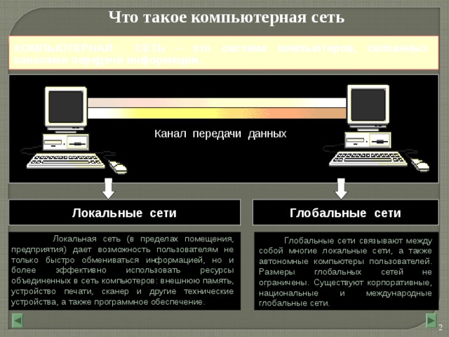 Как называются компьютеры соединенные между собой для хранения обработки передачи информации