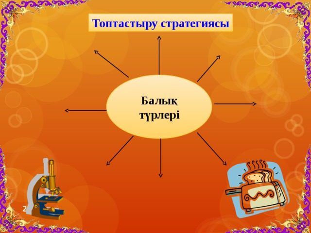 Топтастыру стратегиясы Балық түрлері