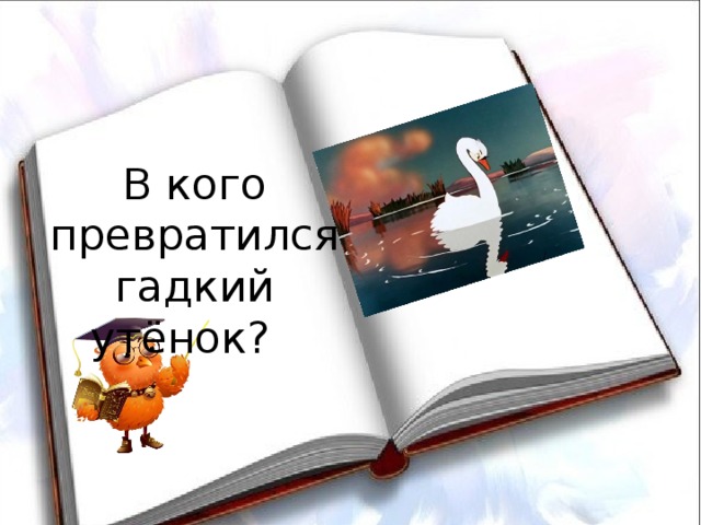 В кого превратился гадкий утёнок?