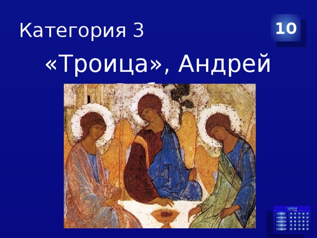 Категория 3 10 «Троица», Андрей Рублев