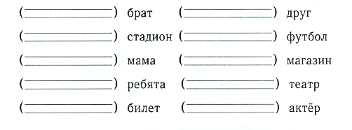 Запиши слова к нужной схеме поэт