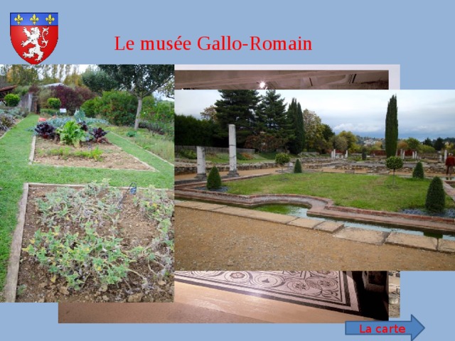 Le musée Gallo-Romain La carte