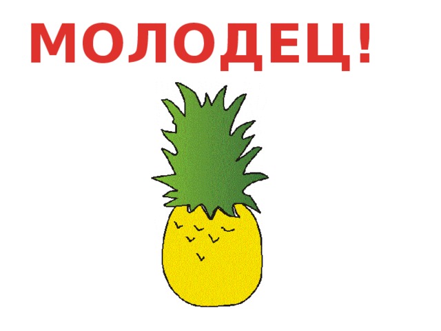 МОЛОДЕЦ!