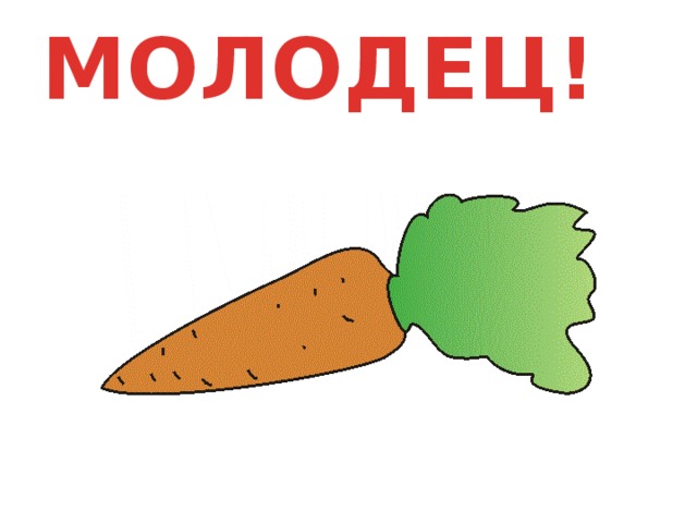 МОЛОДЕЦ!