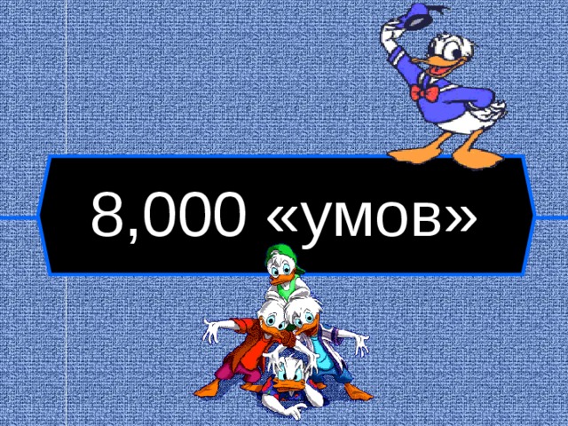 8,000 «умов»