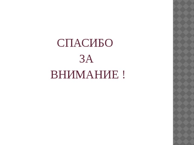 СПАСИБО ЗА  ВНИМАНИЕ !