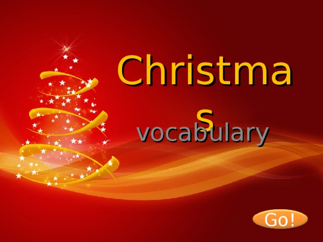 Christmas vocabulary Go! 2